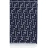 Esarfe pentru Barbati - Esarfe Fendi FF wool Scarf GRIGIO/BLU Barbati (BM 19621775) - B-mall.ro