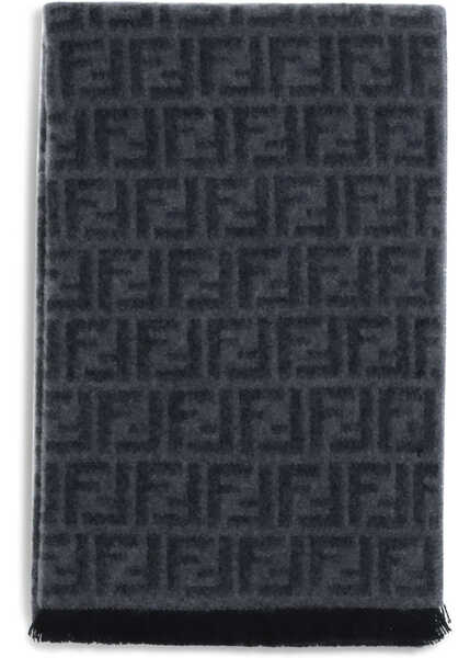 Esarfe Fendi SCIARPA 45X196 FF ZUCCA GRIGIO/ANTRACITE Barbati (BM 19621784) 1