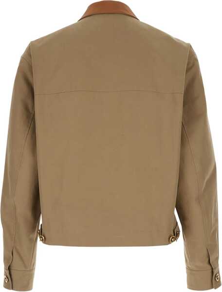 Jachete Versace Cotton Jacket WARM BEIGE Barbati (BM 19621796) 2