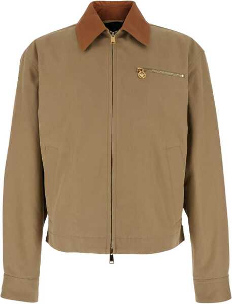 Jachete Versace Cotton Jacket WARM BEIGE Barbati (BM 19621796) 1