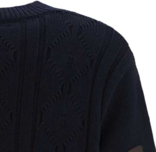 Pulovere casual NAMACHEKO Osterly Crewneck Knit NAVY Barbati (BM 19621826) 3
