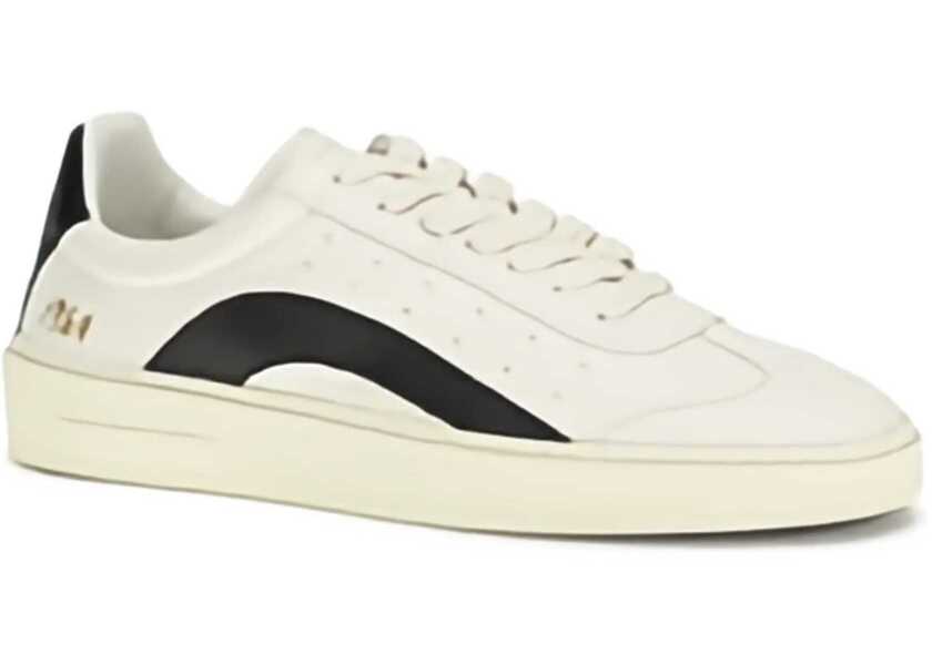 Sneakers DSQUARED2 Rider Sneakers BIANCO/NERO Barbati (BM 19621829) 2