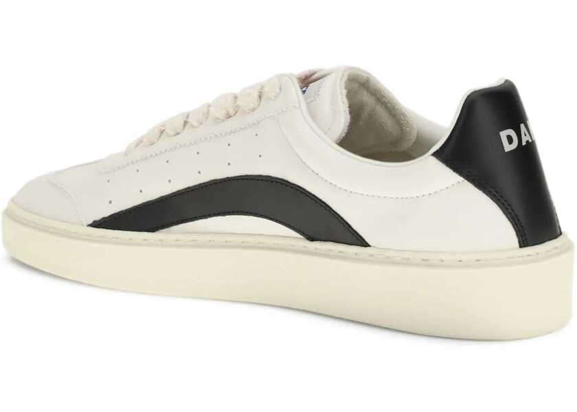 Sneakers DSQUARED2 Rider Sneakers BIANCO/NERO Barbati (BM 19621829) 4