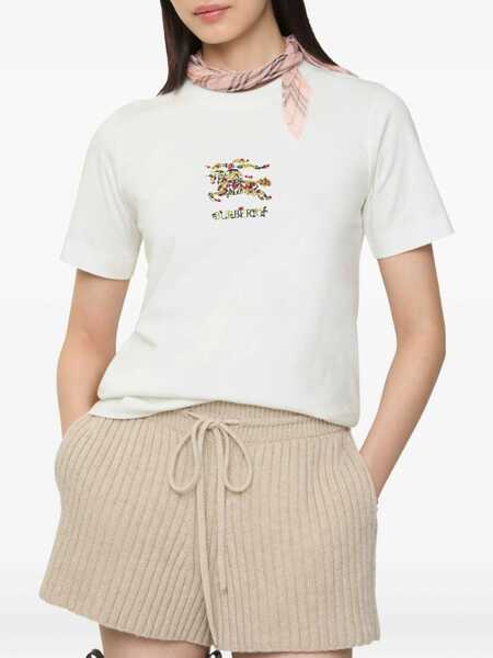 Tricouri Burberry Printed T-shirt CHALK Femei (BM 19621832) 2