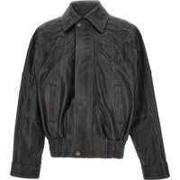 Bomber jacket Nappa leather bomber Jacket Femei