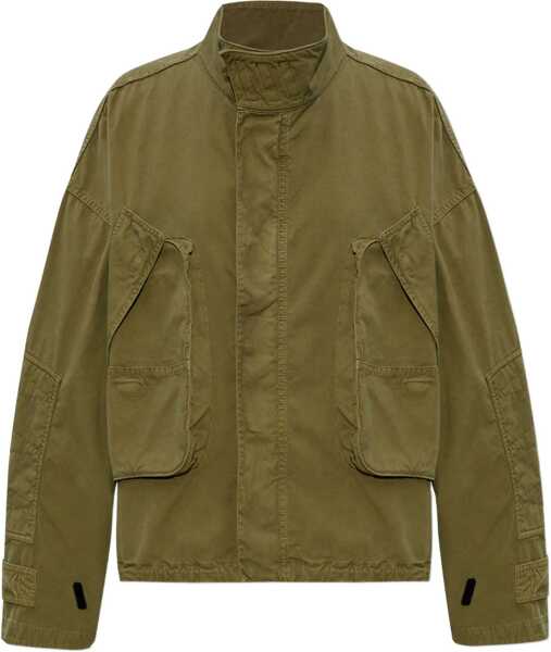 Jachete THE ATTICO Oversized Jacket MILITARY GREEN Femei (BM 19621871) 1