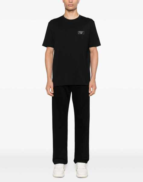 Tricouri Balmain Logo T-shirt NOIR Barbati (BM 19621874) 2