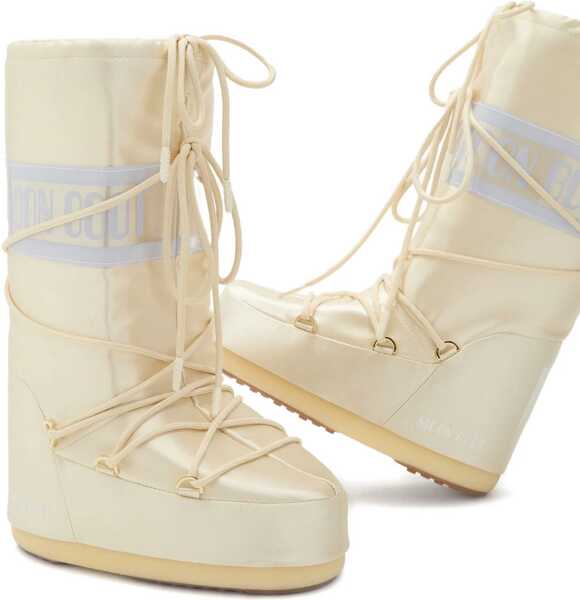 Cizme Moon Boot Icon Pearly Tall Boot IVORY Femei (BM 19621886) 3