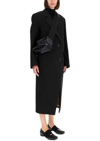 Paltoane UMA WANG Cassandra Coat BLACK Femei (BM 19621895) 2