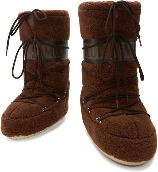 Cizme Moon Boot Icon Boot With Logo BROWN Femei (BM 19621919) 2