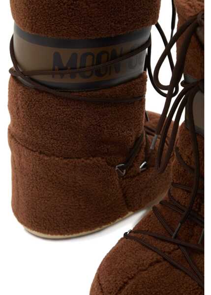 Cizme Moon Boot Icon Boot With Logo BROWN Femei (BM 19621919) 4