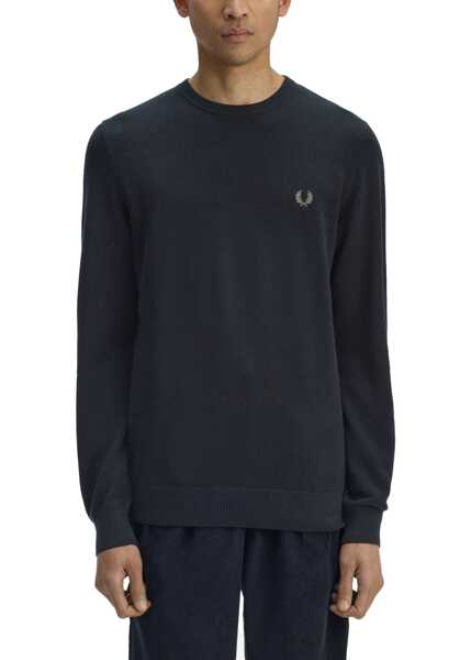 Bluze de trening Fred Perry Jersey With Logo BLUE Barbati (BM 19621925) 2