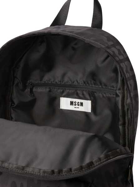 Rucsacuri MSGM Backpack Mwave BLACK Barbati (BM 19621931) 4