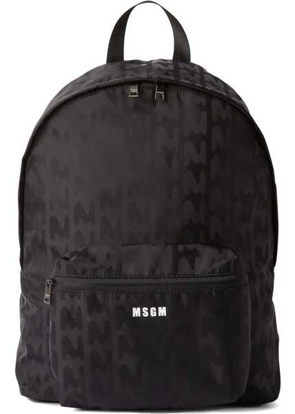 Rucsacuri MSGM Backpack Mwave BLACK Barbati (BM 19621931) 1