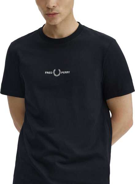 Tricouri Fred Perry T-Shirt With Logo BLACK Barbati (BM 19621934) 3