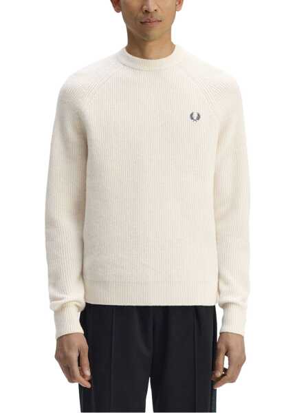 Pulovere casual Fred Perry Jersey With Logo POWDER Barbati (BM 19621943) 4