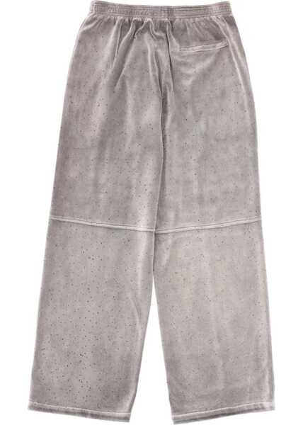 Pantaloni casual Alexander Wang Jogger Pants With Logo GREY Femei (BM 19621952) 2