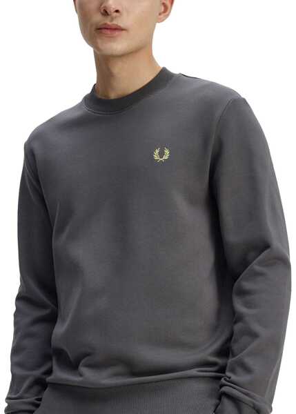 Bluze de trening Fred Perry Sweatshirt With Logo CHARCOAL Barbati (BM 19621964) 3