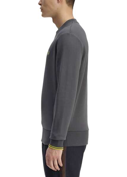Bluze de trening Fred Perry Sweatshirt With Logo CHARCOAL Barbati (BM 19621964) 4