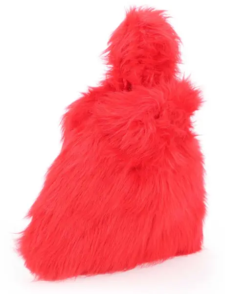 Genti de mana MSGM Small Fluffy Bag RED Femei (BM 19621985) 3