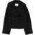 MAISON KITSUN&Eacute; Double-Breasted Coat BLACK