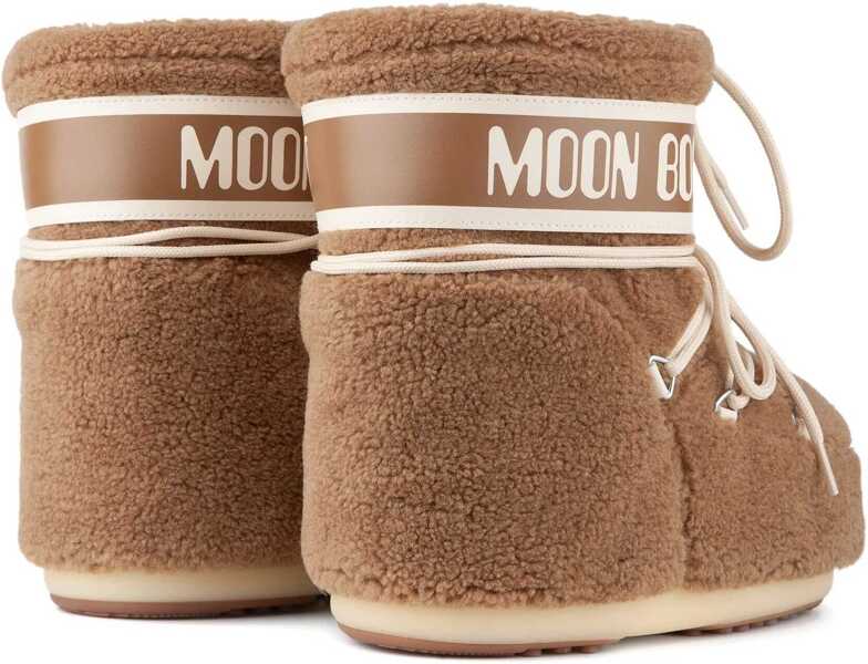 Cizme Moon Boot Icon Low Fleece Boot BROWN Femei (BM 19622027) 3