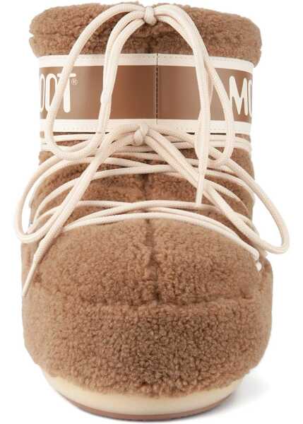 Cizme Moon Boot Icon Low Fleece Boot BROWN Femei (BM 19622027) 4