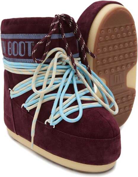 Cizme Moon Boot Boot Icon Low BORDEAUX Femei (BM 19622039) 2