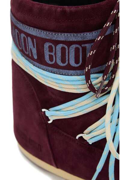Cizme Moon Boot Boot Icon Low BORDEAUX Femei (BM 19622039) 4