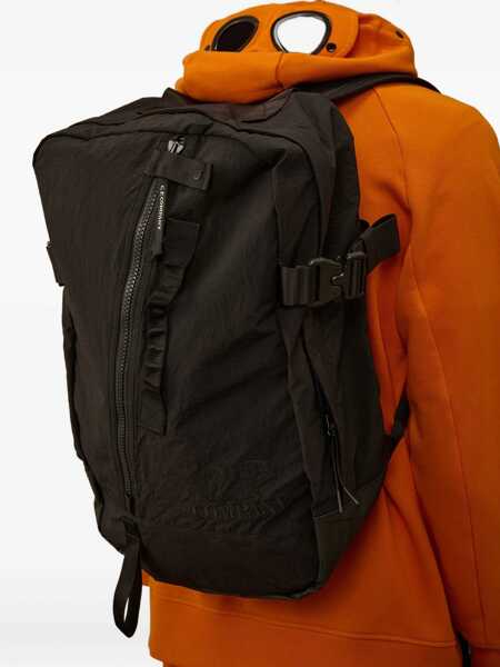 Rucsacuri C.P. Company Plain Paper Touch Backpack BLACK Barbati (BM 19622078) 4