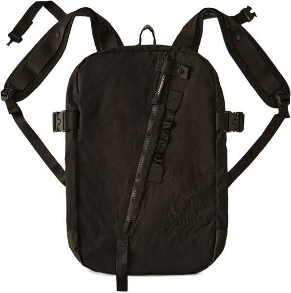 Rucsacuri C.P. Company Plain Paper Touch Backpack BLACK Barbati (BM 19622078) 1