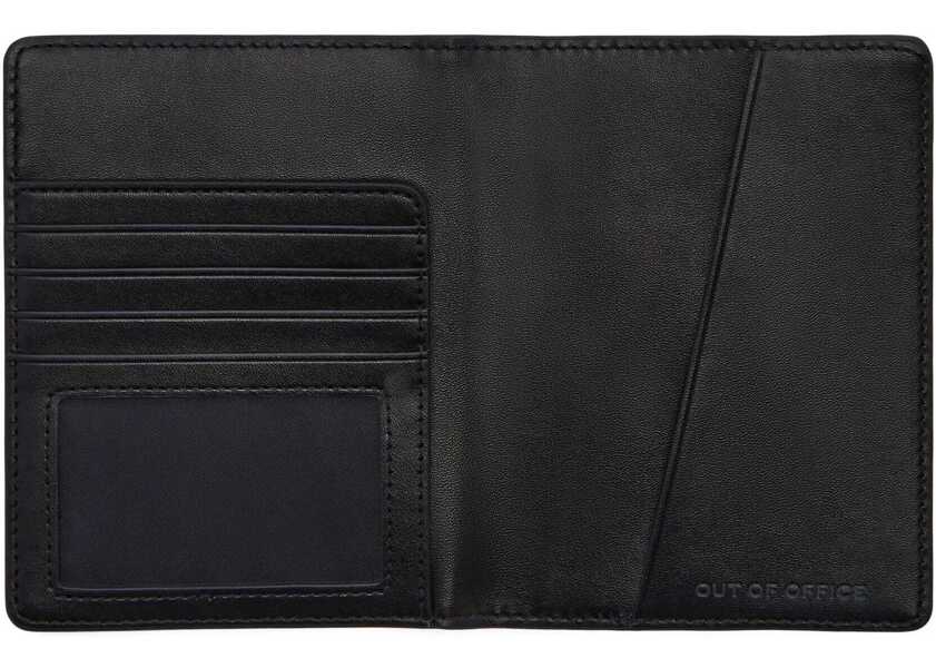 Portofele Marc Jacobs Leather Passport Holder BLACK Femei (BM 19622081) 3