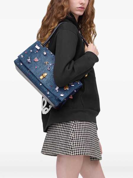 Genti de umar Marc Jacobs The Trinket Charm Bag DENIM Femei (BM 19622084) 2