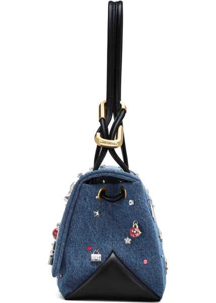 Genti de umar Marc Jacobs The Trinket Charm Bag DENIM Femei (BM 19622084) 5