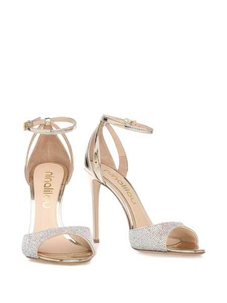 Pantofi cu toc NINALILOU Heeled shoes Gold Femei (BM 19622343) 4