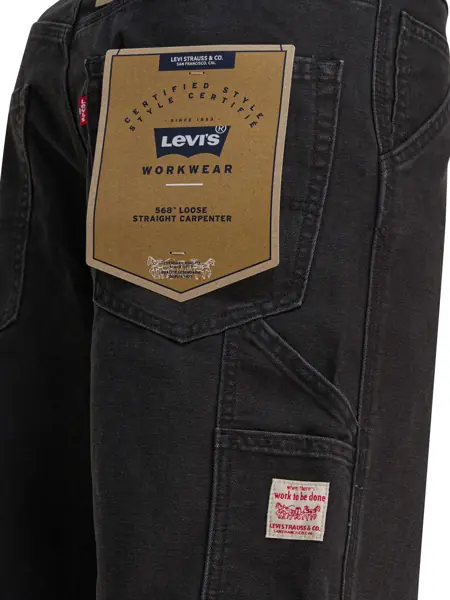 Blugi drepti Levis Carpenter 568 Loose Straight jeans Black Barbati (BM 19622355) 4