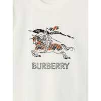 Tricouri Dama - Tricouri Burberry Cotton t-shirt with EKD White Femei (BM 19622364) - B-mall.ro