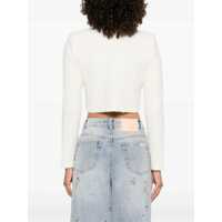 Cardigane Dama - Cardigane Self-Portrait Embellished wool-blend cardigan Beige Femei (BM 19622376) - B-mall.ro