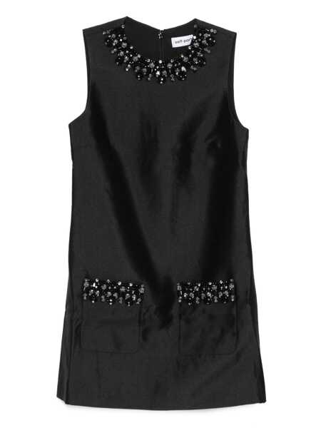 Rochii elegante Self-Portrait Embellished sheath dress Black Femei (BM 19622379) 1