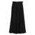 Self-Portrait Long pleated skirt Black