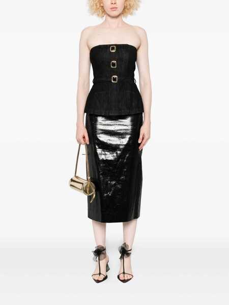 Bluze Self-Portrait Top with lace Black Femei (BM 19622391) 2