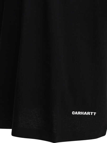 Tricouri Carhartt S/S Link Script t-shirt Black Barbati (BM 19622421) 4