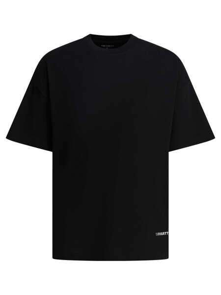 Tricouri Carhartt S/S Link Script t-shirt Black Barbati (BM 19622421) 1