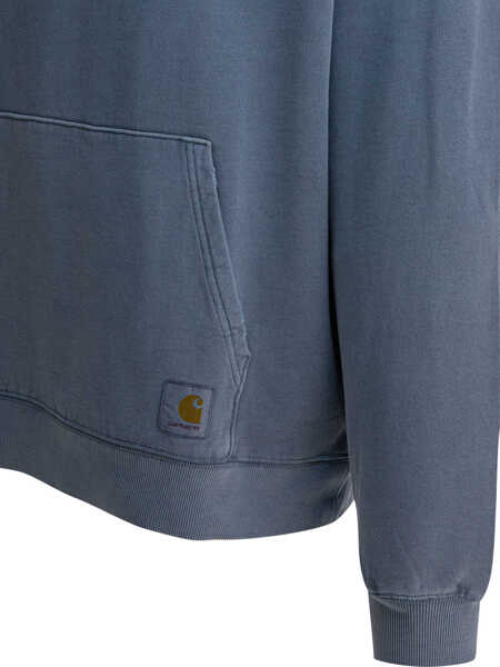 Hanorace Carhartt Torion Seat crewneck sweatshirt Light blue Barbati (BM 19622448) 4