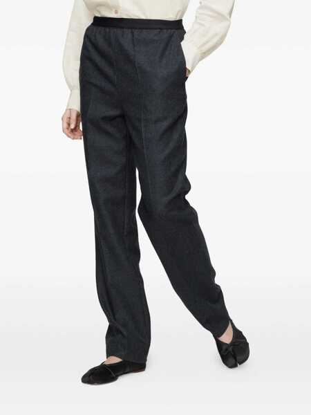 Pantaloni casual Maison Margiela Straight-leg pants in wool Grey Femei (BM 19622523) 3