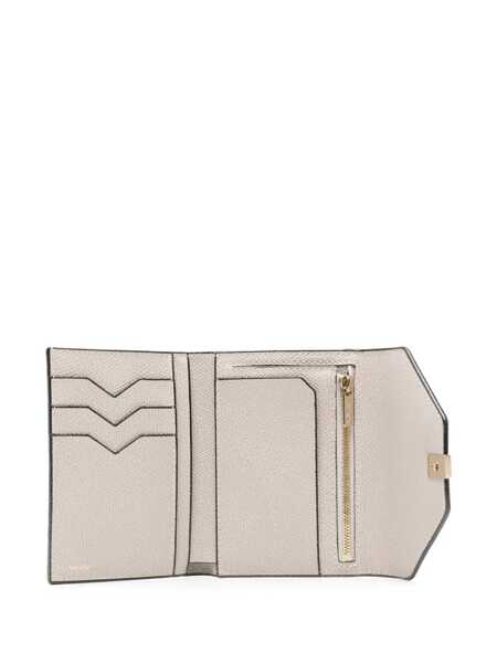 Portofele VALEXTRA Isis Trifold wallet Beige Femei (BM 19622529) 3