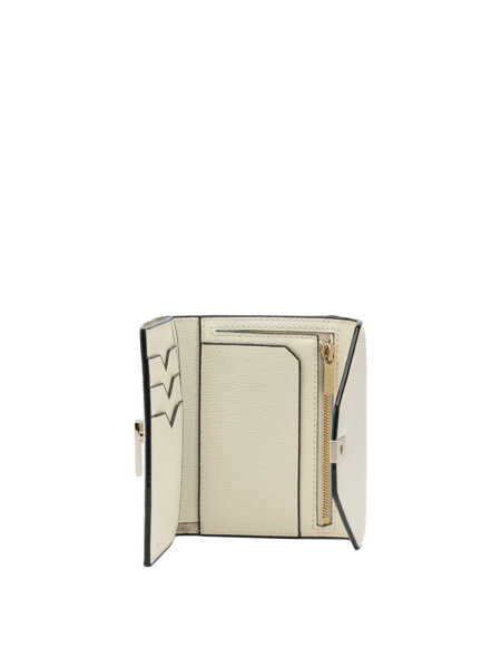 Portofele VALEXTRA Isis Trifold wallet White Femei (BM 19622532) 5