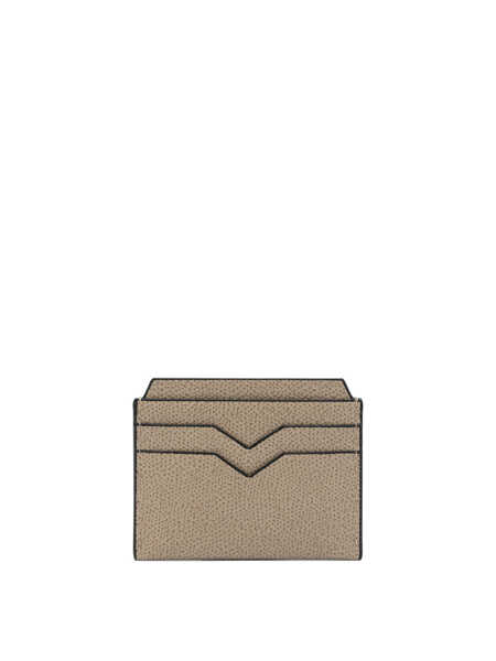 Portofele VALEXTRA 4 CC cards holder Beige Femei (BM 19622535) 3