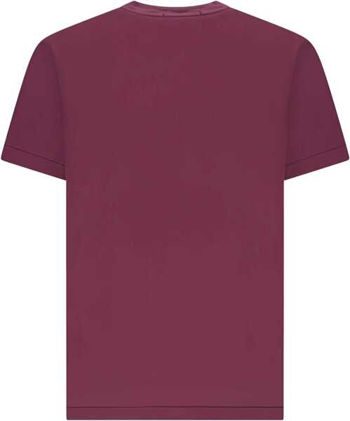 Tricouri Stone Island T-Shirt With Logo BORDEAUX Barbati (BM 19628252) 2