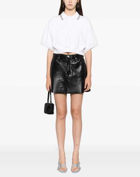 Tricouri Polo Alexander Wang Cotton Polo. WHITE Femei (BM 19628273) 2